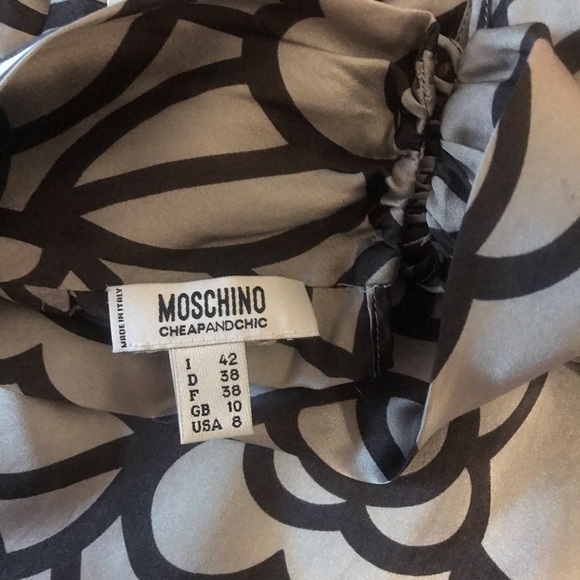 Moschino Printed Silk Blouse - Picture 2 of 9